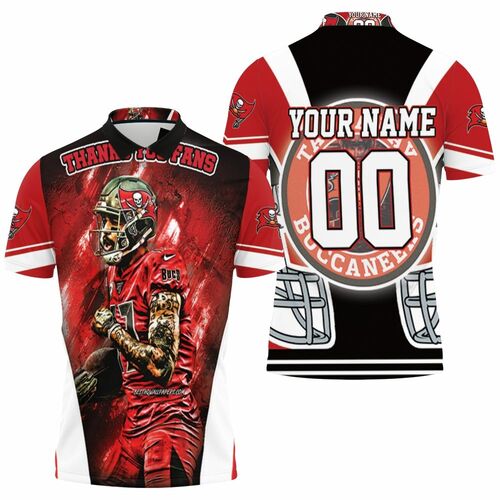 Tampa Bay Buccaneers 2021 Nfl Champs Thank You Fan Personalized 3D All Over Print Polo Shirt