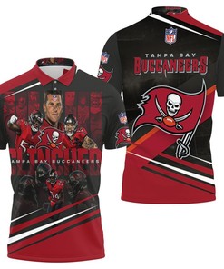 Tampa Bay Buccaneers Clinched 3D All Over Print Polo Shirt