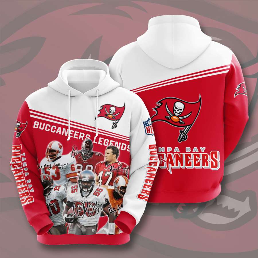Tampa Bay Buccaneers Custom All Over Print Hoodie 3D Style 6