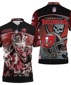 Tampa Bay Buccaneers Flag Nfc South Division Champions Super Bowl 2021 3D All Over Print Polo Shirt