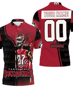 Tampa Bay Buccaneers Gronkowski Legend 87 Personalized 3D All Over Print Polo Shirt