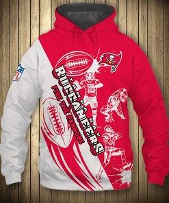 Tampa Bay Buccaneers Hoodie 3D Cartoon Player Cute Zip Hoodie