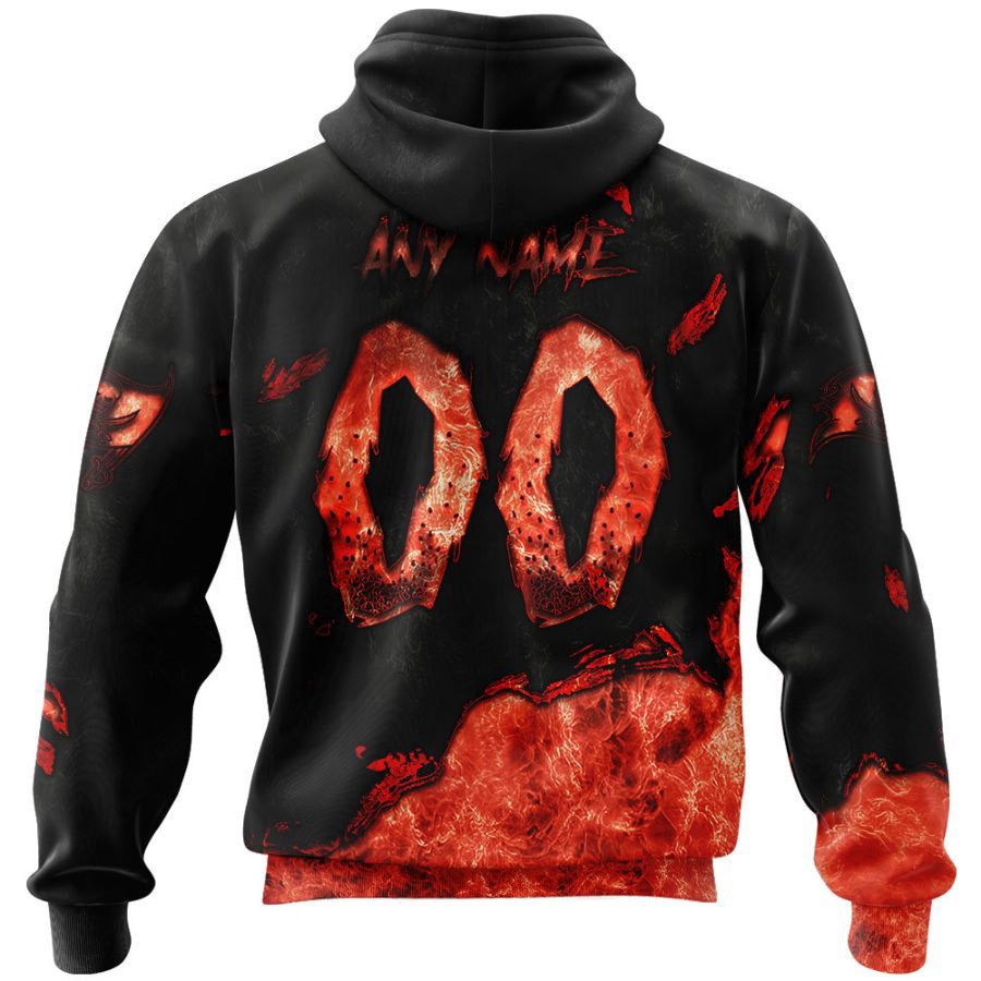 Tampa Bay Buccaneers Hoodie 3D Devil Eyes Gift for Fans - Image 3