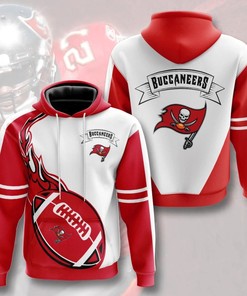 Tampa Bay Buccaneers Hoodie Flame Balls Graphic Gift for Fans