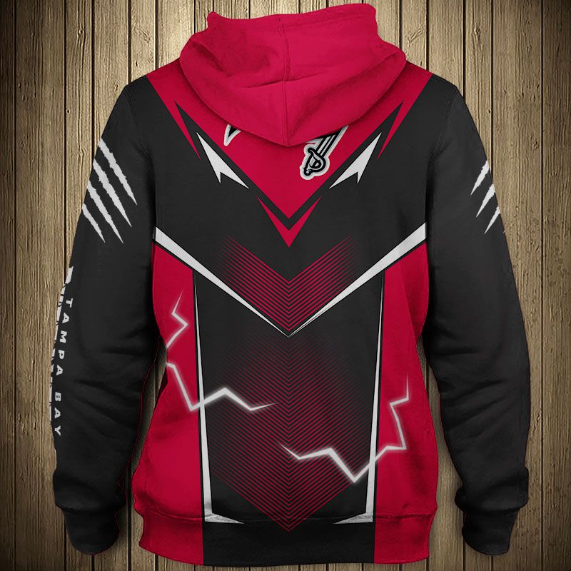 Tampa Bay Buccaneers Hoodie Lightning Graphic Gifts for Fans - Image 2