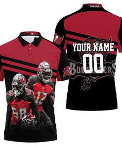 Tampa Bay Buccaneers Kwon Alexander Tom Brady Signed For Fans 3d Printed Personalized 3D All Over Print Polo Shirt