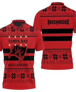 Tampa Bay Buccaneers Light Up Ugly 3D All Over Print Polo Shirt