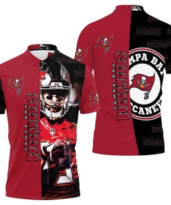 Tampa Bay Buccaneers Mike Evans 13 Legend 3D All Over Print Polo Shirt