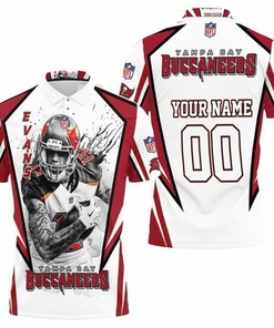Tampa Bay Buccaneers Mike Evans 13 Personalized 3D All Over Print Polo Shirt