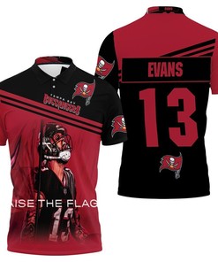Tampa Bay Buccaneers Mike Evans Raise The Flag For Fan 3d Polo Shirt Jersey All Over Print Shirt 3d T-shirt
