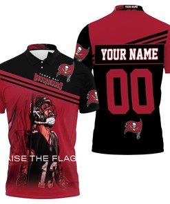Tampa Bay Buccaneers Mike Evans Raise The Flag For Fans Personalized 3D All Over Print Polo Shirt