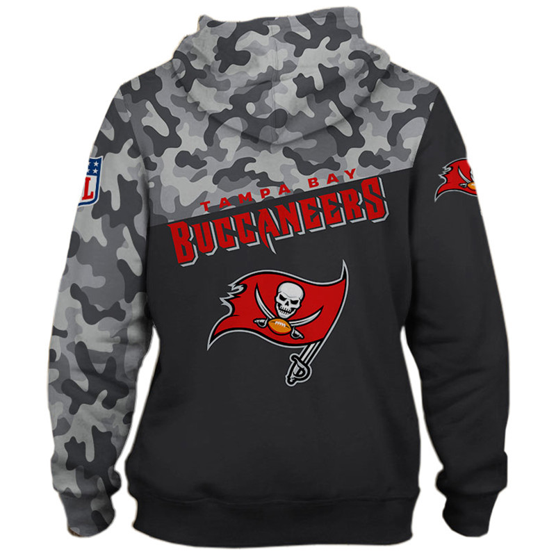 Tampa Bay Buccaneers Military Hoodie 3D Zip Hoodie 3D Zip Hoodie Long Sleeve New Season - Image 2