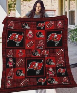 Tampa Bay Buccaneers Quilt Blanket Bedding Set Fan