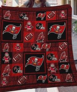 Tampa Bay Buccaneers Quilt Blanket Bedding Set Ha0411 Fan Made