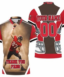 Tampa Bay Buccaneers Rob Gronkowski 87 Poster For Fans Personalized 3D All Over Print Polo Shirt