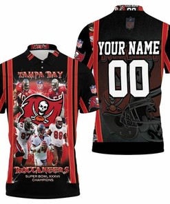 Tampa Bay Buccaneers Super Bowl 2021 Nfc South Division Champions Personalized 3D All Over Print Polo Shirt