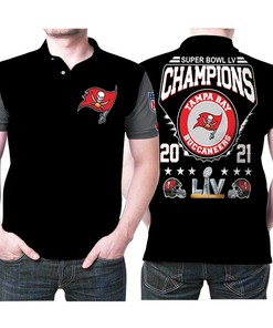 Tampa Bay Buccaneers Super Bowl Champions 2021 Liv Nfl American Football Polo Shirt