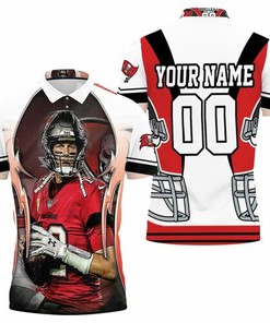 Tampa Bay Buccaneers Super Bowl Champions Tom Brady 2021 Personalized 3D All Over Print Polo Shirt