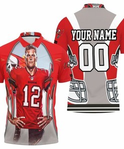 Tampa Bay Buccaneers Super Bowl Champions Tom Brady Personalized 3D All Over Print Polo Shirt