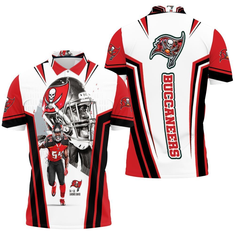 Tampa Bay Buccaneers Superbowl Champions Lavonte David 54 3d Polo Shirt Jersey All Over Print Shirt 3d T-shirt