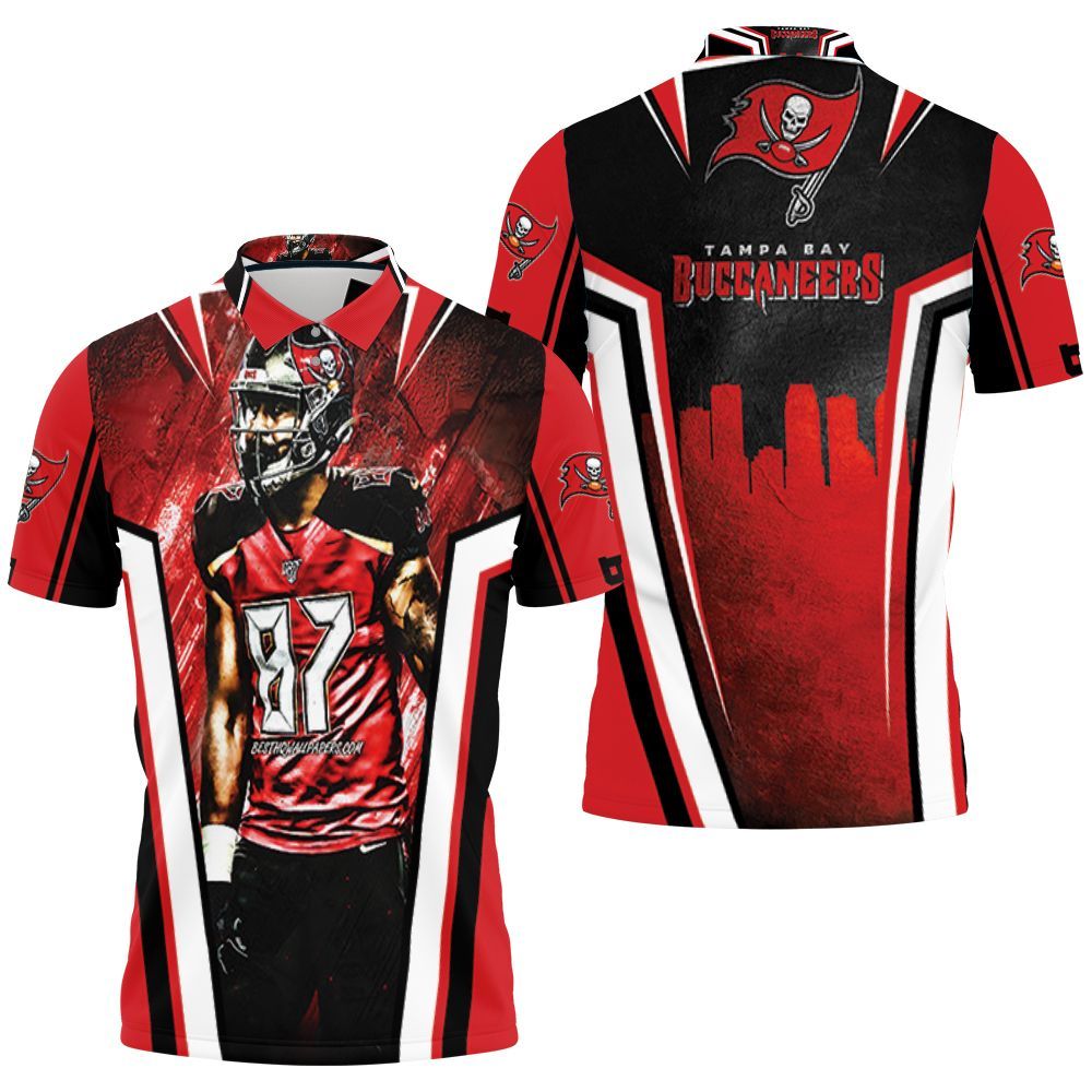 Tampa Bay Buccaneers Superbowl Champions Rob Gronkowski 87 Polo Shirt All Over Print Shirt 3d T-shirt