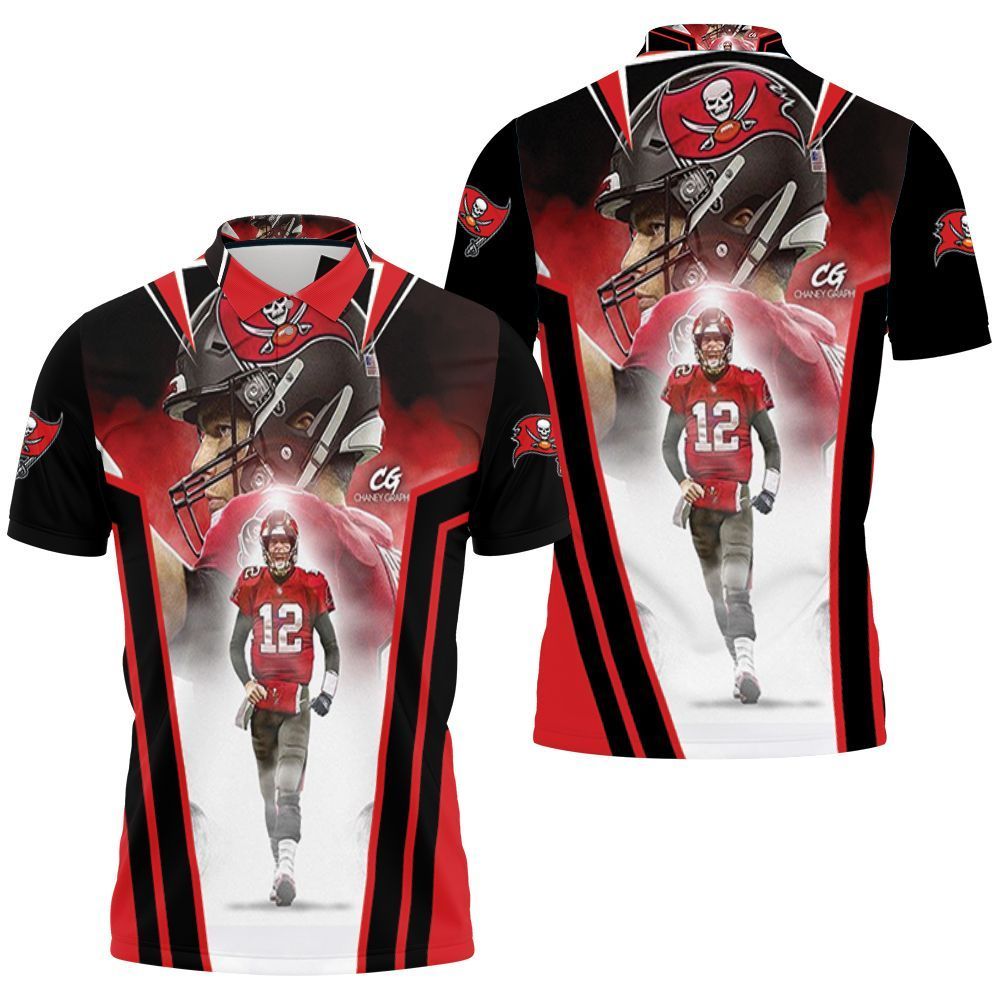 Tampa Bay Buccaneers Superbowl Champions Tom Brady 12 3d Polo Shirt Jersey All Over Print Shirt 3d T-shirt