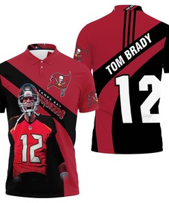 Tampa Bay Buccaneers Tom Brady 12 Nfc South Division Champions Super Bowl 2021 3D All Over Print Polo Shirt