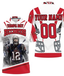 Tampa Bay Buccaneers Tom Brady Champions Personalized 3D All Over Print Polo Shirt
