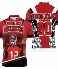 Tampa Bay Buccaneers Tom Brady Nfl Champions 2021 Personalized 3D All Over Print Polo Shirt