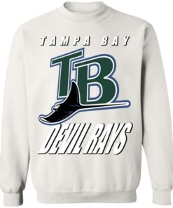 Tampa Bay Devil Rays Vintage Mlb Crewneck Sweatshirt