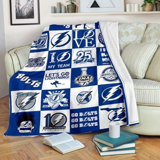 Tampa Bay Lightning Quilt Blanket Bedding Set for Bedroom Décor