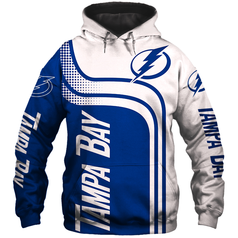 Tampa Bay Lightning Zipper Hoodie Zip Hoodie Pullover Gift for Fans - Image 2