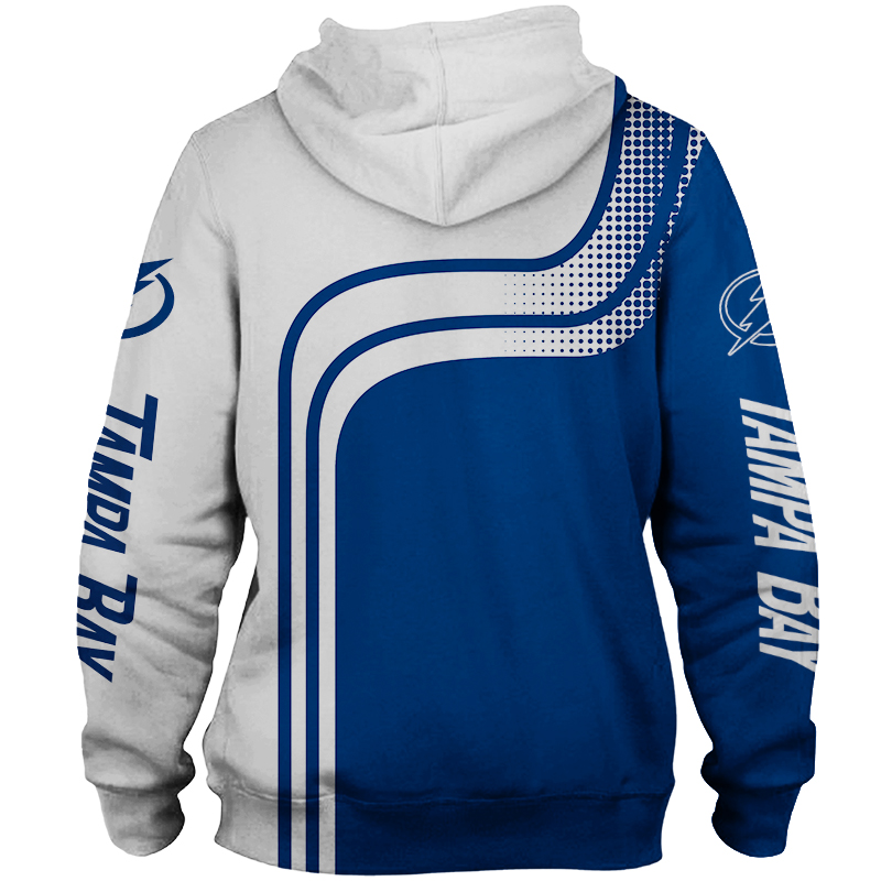 Tampa Bay Lightning Zipper Hoodie Zip Hoodie Pullover Gift for Fans - Image 3