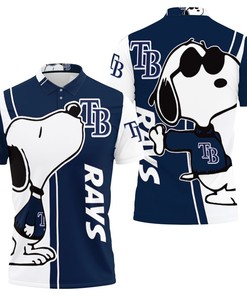 Tampa Bay Rays Snoopy Lover 3d Printed Polo Shirt All Over Print Shirt 3d T-shirt