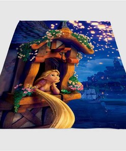 Tangled Disney Sherpa Blanket Fleece Blanket Funny Gifts