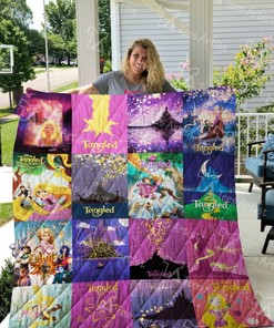 Tangled Quilt Blanket Bedding Set for Home Décor
