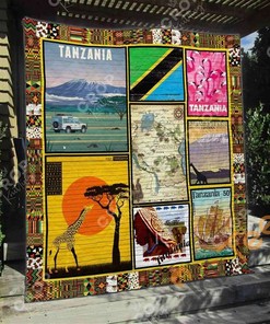 Tanzania Quilt Blanket Bedding Set With Pillowcase Option