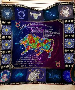 Taurus I Am A Taurus Quilt Blanket Bedding Set