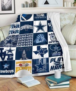 Team Dallas Cowboys Premium Blanket for Home Décor
