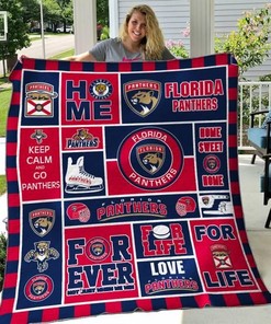 Team Florida Panthers Collection Quilt Blanket