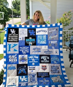Team Kentucky Wildcats UK2K Quilt Blanket Bedding Set