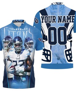 Team Tennessee Titans Afc South Division Champions Super Bowl 2021 Personalized 3D All Over Print Polo Shirt