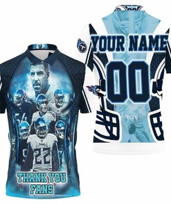 Team Tennessee Titans Thank You Fans Afc South Champions Super Bowl 2021 Personalized 3D All Over Print Polo Shirt