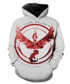 Team Valor Pokemon Go Pokemon Go Hoodie 3D