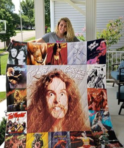 Ted Nugent Albums Quilt Blanket Bedding Set For Fans