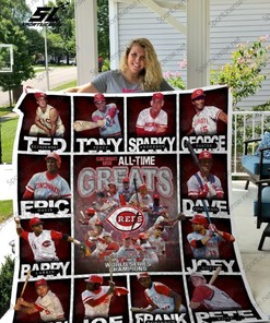 Ted Tony Dave Eric Mlb Cincinnati Reds Collected Quilt Blanket Bedding Set