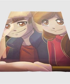 Teen Gravity Falls Sherpa Fleece Blanket Gifts for Family, for Couple