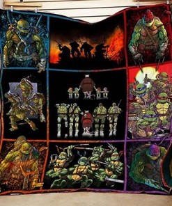 Teenage Mutant Ninja Turtles Quilt Blanket Bedding Set LI1