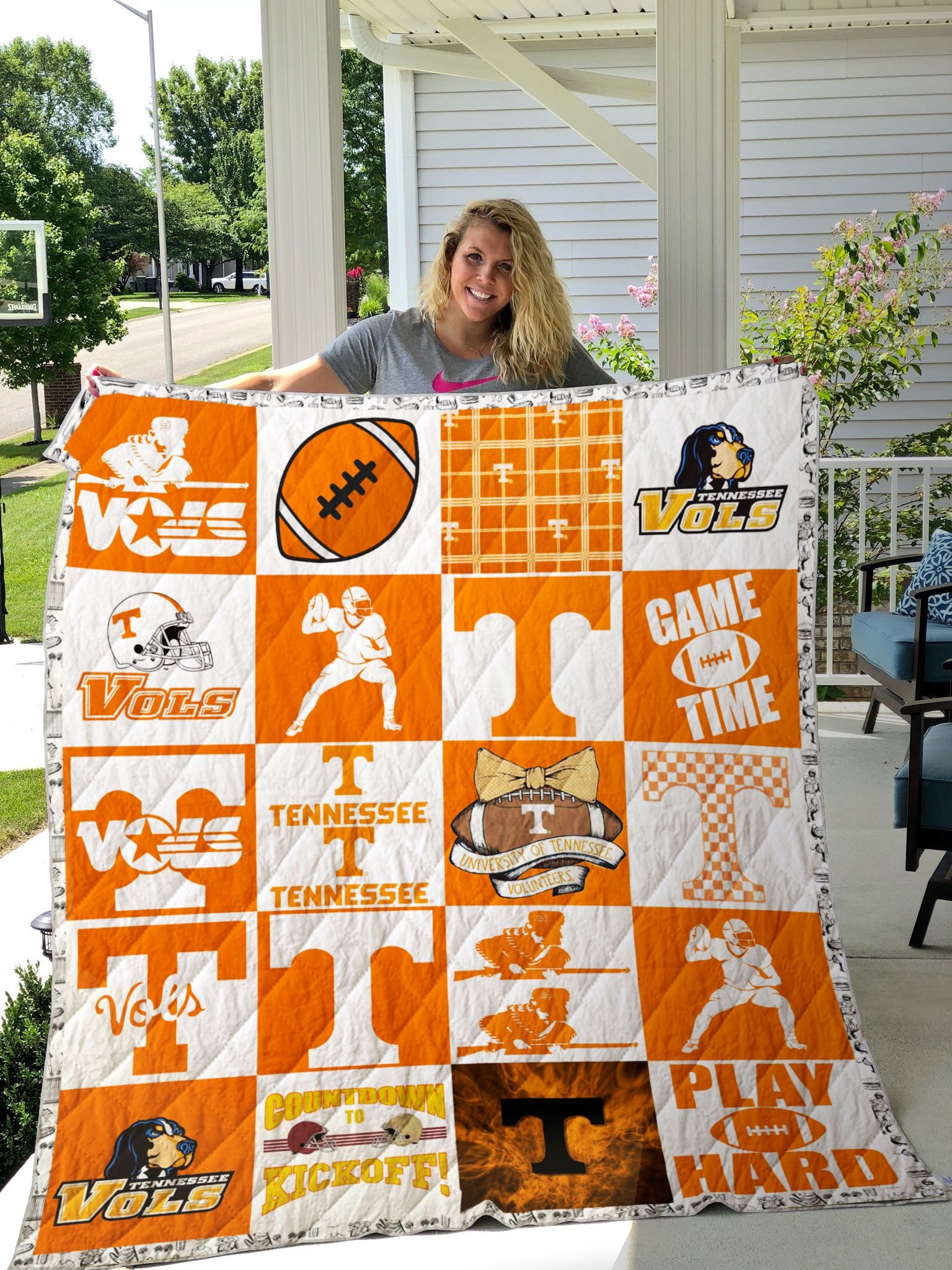 Tennessee Collected Ncaa Quilt Blanket Bedding Set
