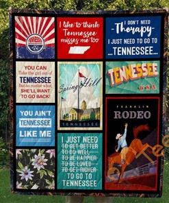 Tennessee Quilt Blanket Bedding Set